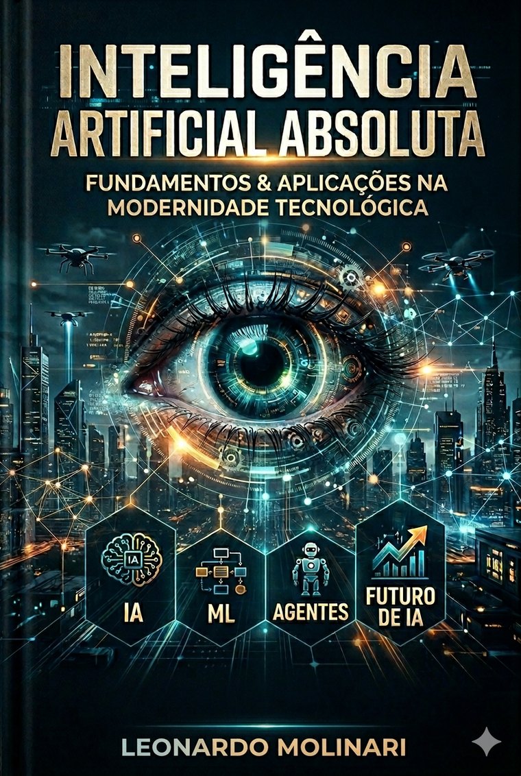 Capa do livro Inteligência Artificial Absoluta, de Leonardo Molinari